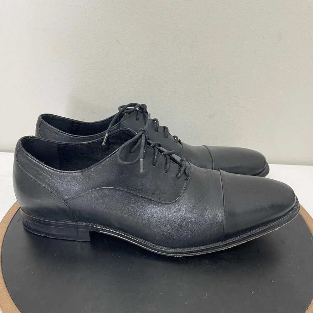 Florsheim Cap Toe Oxford Men Size 13 M Leather Dress Shoe Black Business Classic
